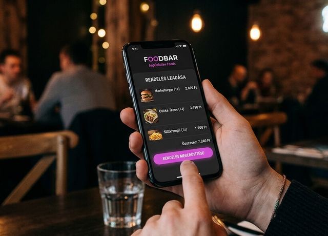 Ételrendelés app