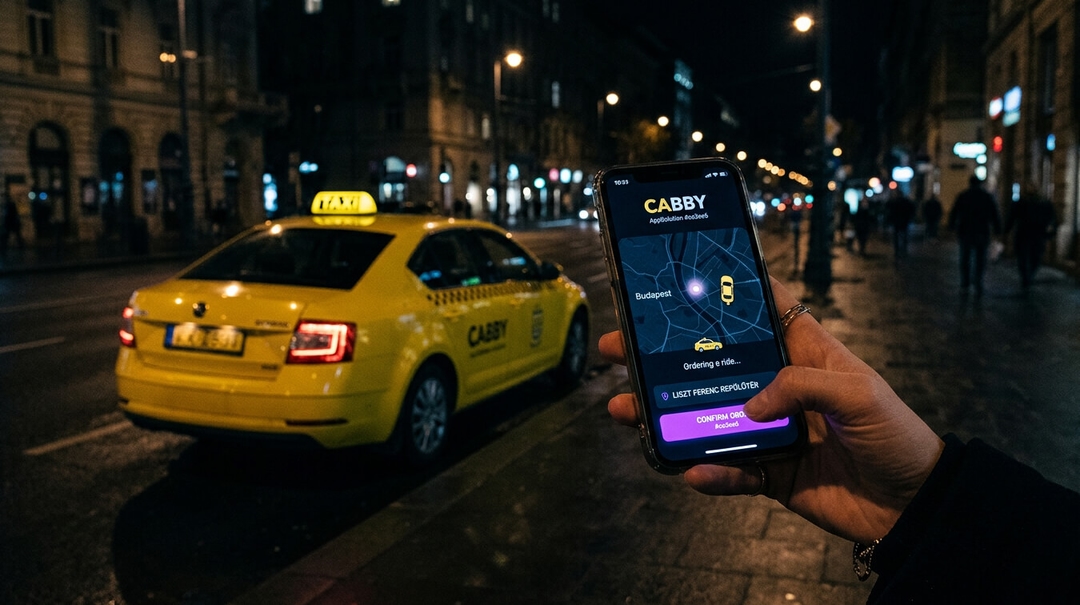Taxi alkalmazás fejlesztés