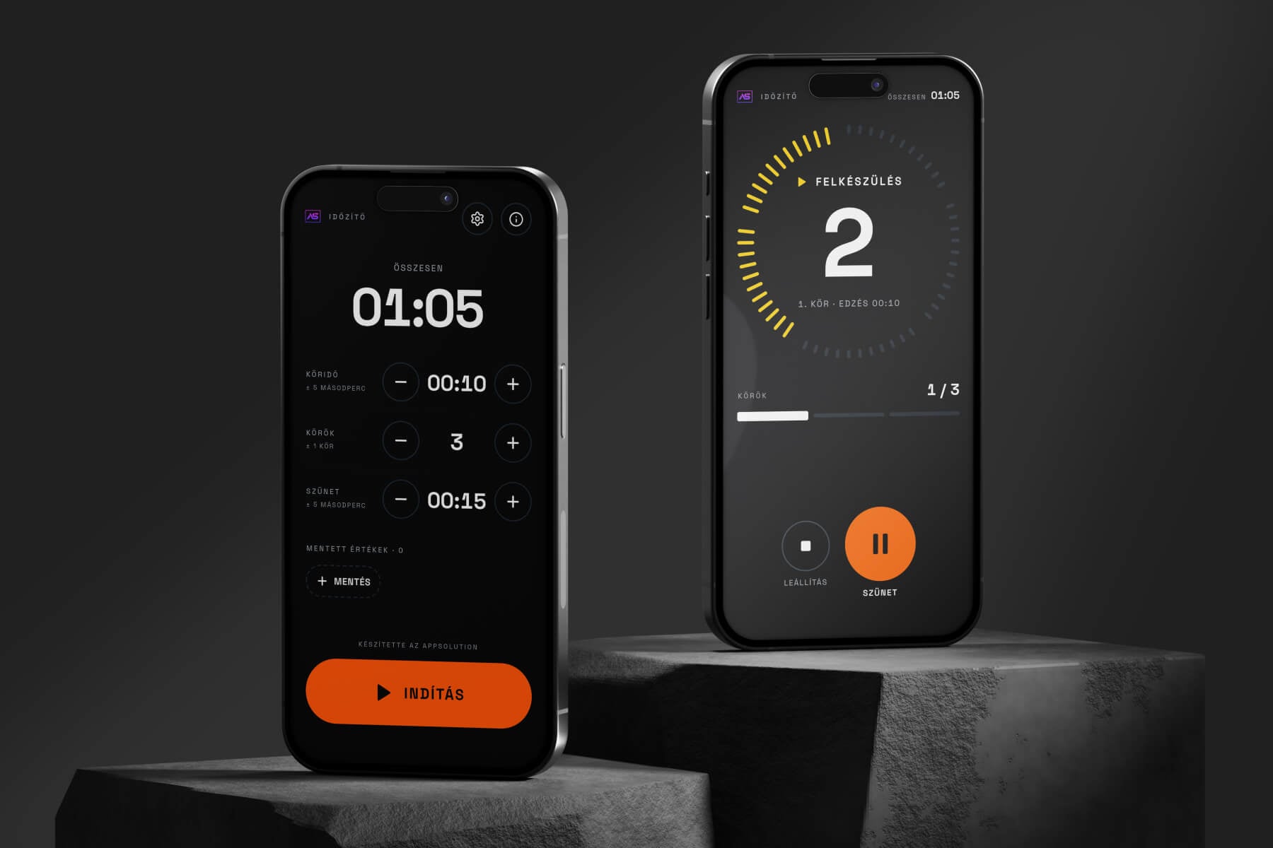 AS Timer applikáció